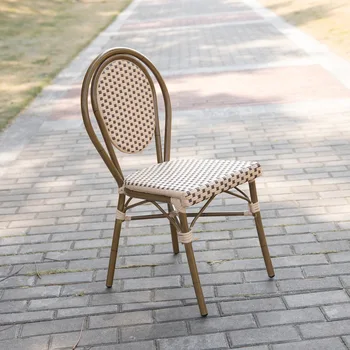 Уличный стул для виноградной лозы кафе Ресторан Стул для отдыха